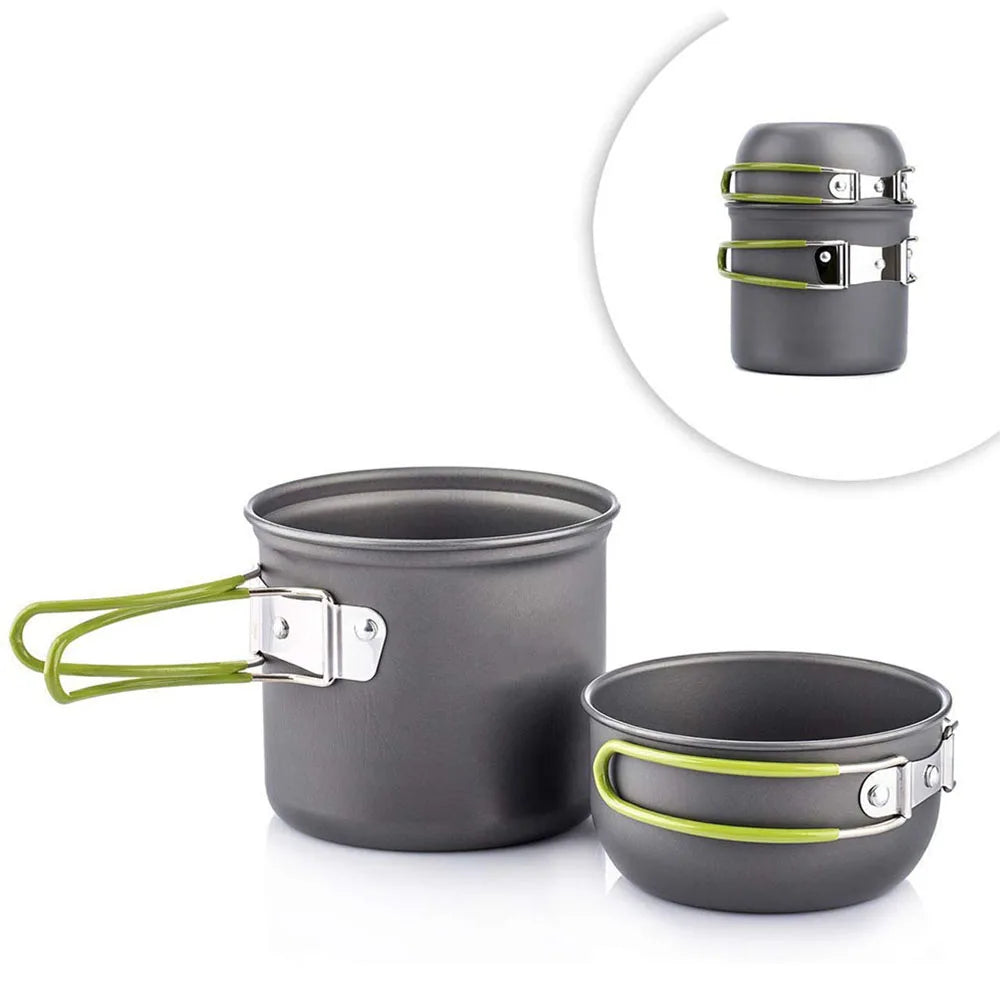 Camping Kookset Ultralight — Compact & Lichtgewicht voor 2 Personen